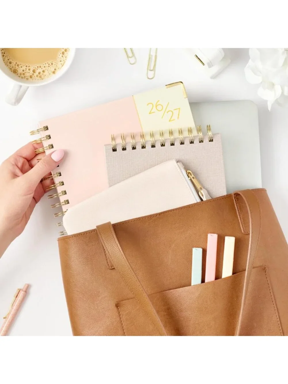 2026-2027 Work Planner | 12-Month Weekly Calendar | Budget & Goal Tracker